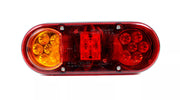 LED стоп овал с три функции, ЛЯВ, 12/24V