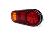 LED стоп овал с три функции, ЛЯВ, 12/24V