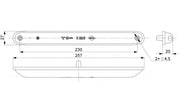 LED комбо габарит/стоп с червена светлина, Полша