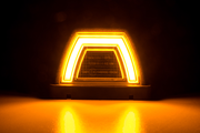 LED/NEON габарит за покрив – 12/24V, комбинирана бяла NEON и жълта LED