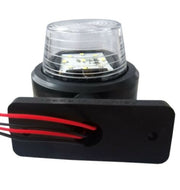 Комплект от 2 броя 12-24V ЛЕД LED Диодни Странични Маркери, Рогчета, Светлини За Камион, Ремарке, Каравана, Кемпер АТВ и др., бяло-червено