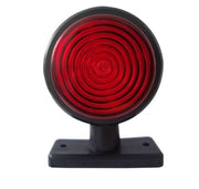 Комплект от 2 броя 12-24V ЛЕД LED Диодни Странични Маркери, Рогчета, Светлини За Камион, Ремарке, Каравана, Кемпер АТВ и др., червено-оранжево