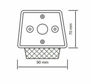 Комплект Лява и Дясна LED Габаритни Светлини 12V за покрив Transit Mk5 Mk6 1991-2006