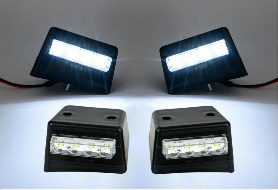 Комплект Лява и Дясна LED Габаритни Светлини 12V за покрив Transit Mk5 Mk6 1991-2006