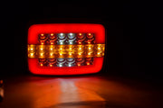 Малък LED Стоп, Неон, 12V