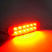Блиц габарит за Пътна помощ, червен, мигаща светлина, 12/24V
