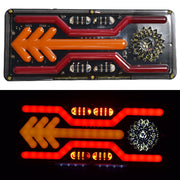 LED неон стоп, с кръг и мигач-стрела, 33 см