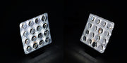 Тънък 3D LED халоген - прожектор алуминий 16 диода, 48W