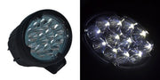 Алуминиев LED  халоген-прожектор, овал, 12x3W, 36W