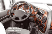 Силиконов стикер Махагон за табло за DAF XF 105 2006+, 13 части