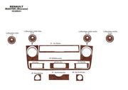 Силиконов стикер Махагон за Renault Master 2002-2009, 33 части