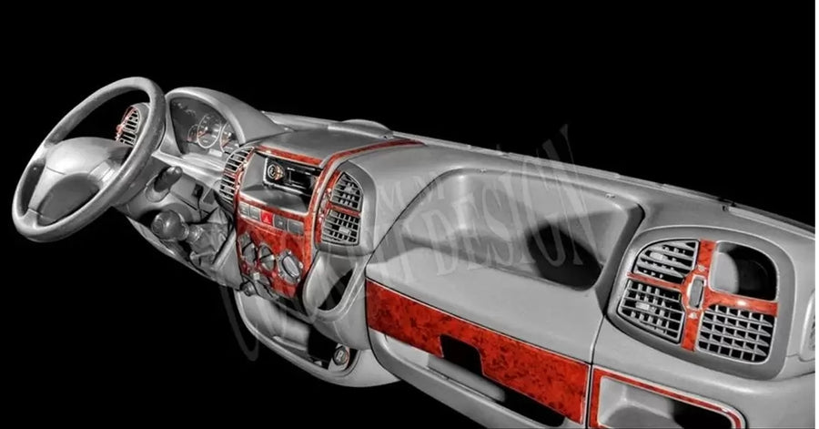 Силиконов стикер Махагон за Fiat Ducato/Citroen Jumper/Peugeot Boxer 2002-2006, 12 части