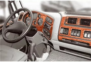 Силиконов стикер Махагон за табло за DAF LF, 23 части