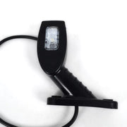 Късо LED рогче косо, комбинирана жълта /бяла /червена светлина ляво, 12/24V