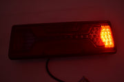 Голям LED стоп, ляв с динамичен мигач, 12/24V
