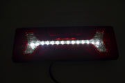 Голям LED стоп, ляв с динамичен мигач, 12/24V