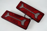 Голям LED стоп, ляв с динамичен мигач, 12/24V
