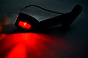 LED рогче косо, жълта/бяла/червена светлина, дясно - 12/24V