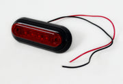 LED габарит със скоба и за вграждане, заден, червен 12/24V