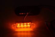 LED габарит със скоба или вграждане, страничен, 12/24V - Жълт