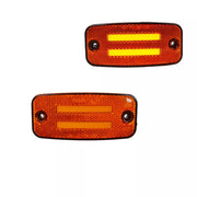 LED габарит Krone, жълт с 2 ленти, 24V - НЕОН