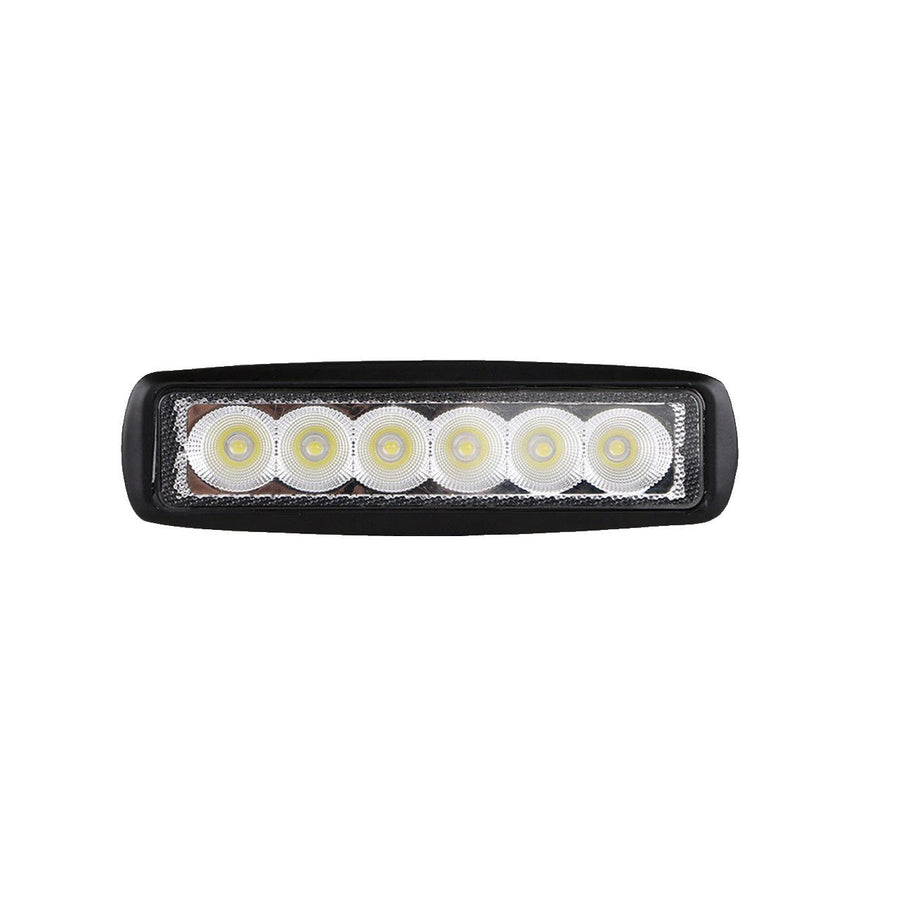 6 LED 18W Халоген Водоустойчива Светлина Работна Лампа 10-30V за Ролбар АТВ, Джип Разпръсната Светлина FLOOD