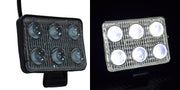 LED прожектор 18W, 3D дизайн, 6 диода – мощен алуминиев прожектор