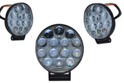 Тънък 3D LED халоген, прожектор, 14 диода с лупи, 42W