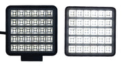 LED работна лампа, фар, квадрат, 30W, 12/24V, с on/off ключ