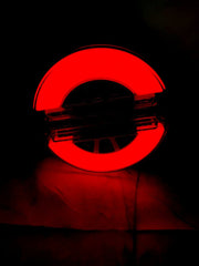 Кръгъл LED неон стоп с динамичен мигач  - 12/24V