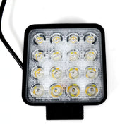 LED халоген с мигач и флаш бяло/жълто,  48W
