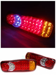 Комплект 2 бр. LED ЛЕД диодни стопове 24V Волта за бус камион ТИР ремарке платформа