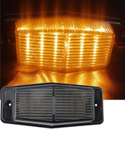 Универсален LED габарит/мигач, жълта светлина, 12/24V - SMOKED