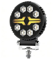 LED халоген- прожектор оранжева DRL стрелка + 8 диода, 12V. блиц + постоянна светлина