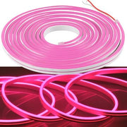 Диодна LED лента 5V, с извод за USB, бутон вкл./изкл. - Розова