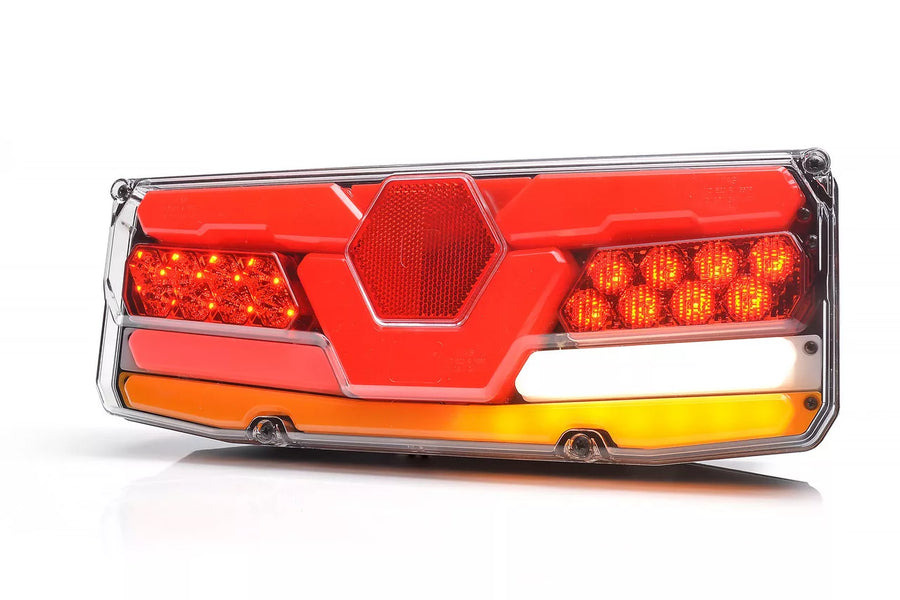 Диоден LED стоп, НЕОН, с динамичен мигач, десен, 12/24V