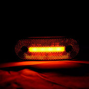 LED габарит с една неонова лента, 12/24V - Оранжев