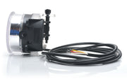 Кръгъл LED халоген с дневна светлина с мигач, 12/24V