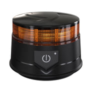 14W LED Безжична Диодна Въртяща се Сигнална Аварийна Лампа Маяк Буркан с Магнит и Вендуза за Пътна Помощ Платформа и др.12V - 24V
