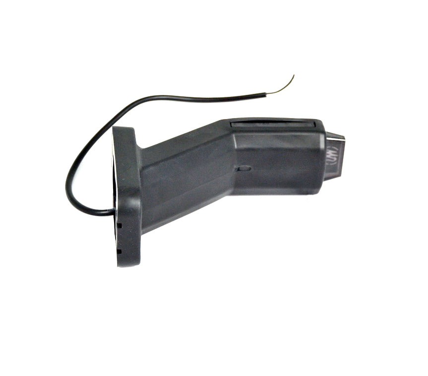 Тройно LED диодно рогче - дясно, червено/бяло/жълто, 12/24V - опушено