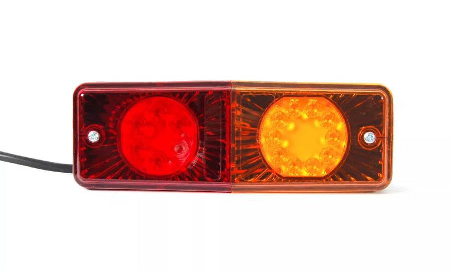 LED стоп за ремарке, 12/24V, 16 диода - Малък