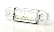 Диоден габарит с 6 LED, 12/24V, WAS - Бял
