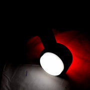 Неон LED рогче, ляво, 12/24V, червено/бяло, криво