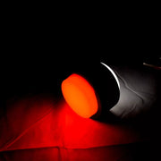 Неон LED рогче, дясно, 12/24V, червено/бяло, криво