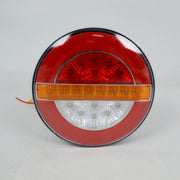 Десен LED стоп хамбургер с динамичен мигач, 12-24V - ЧЕРВЕНО-БЯЛО