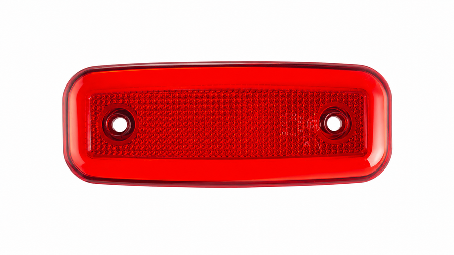 Червен LED неон габарит, 24V, голям, 13 см.