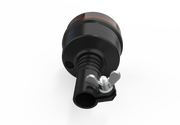 19W LED Аварийна Сигнална Лампа Маяк Буркан 30 Диода Оранжева Жълта 12V - 24V за монтаж на тръба