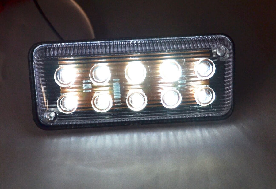 LED Габарит с 10 диода - бял 24V