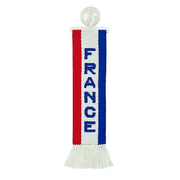Знаме FRANCE, с вендуза за захващане, 5х22 см.