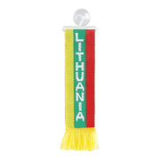 Знаме Lithuania, с вендуза за захващане - 5х22 см.